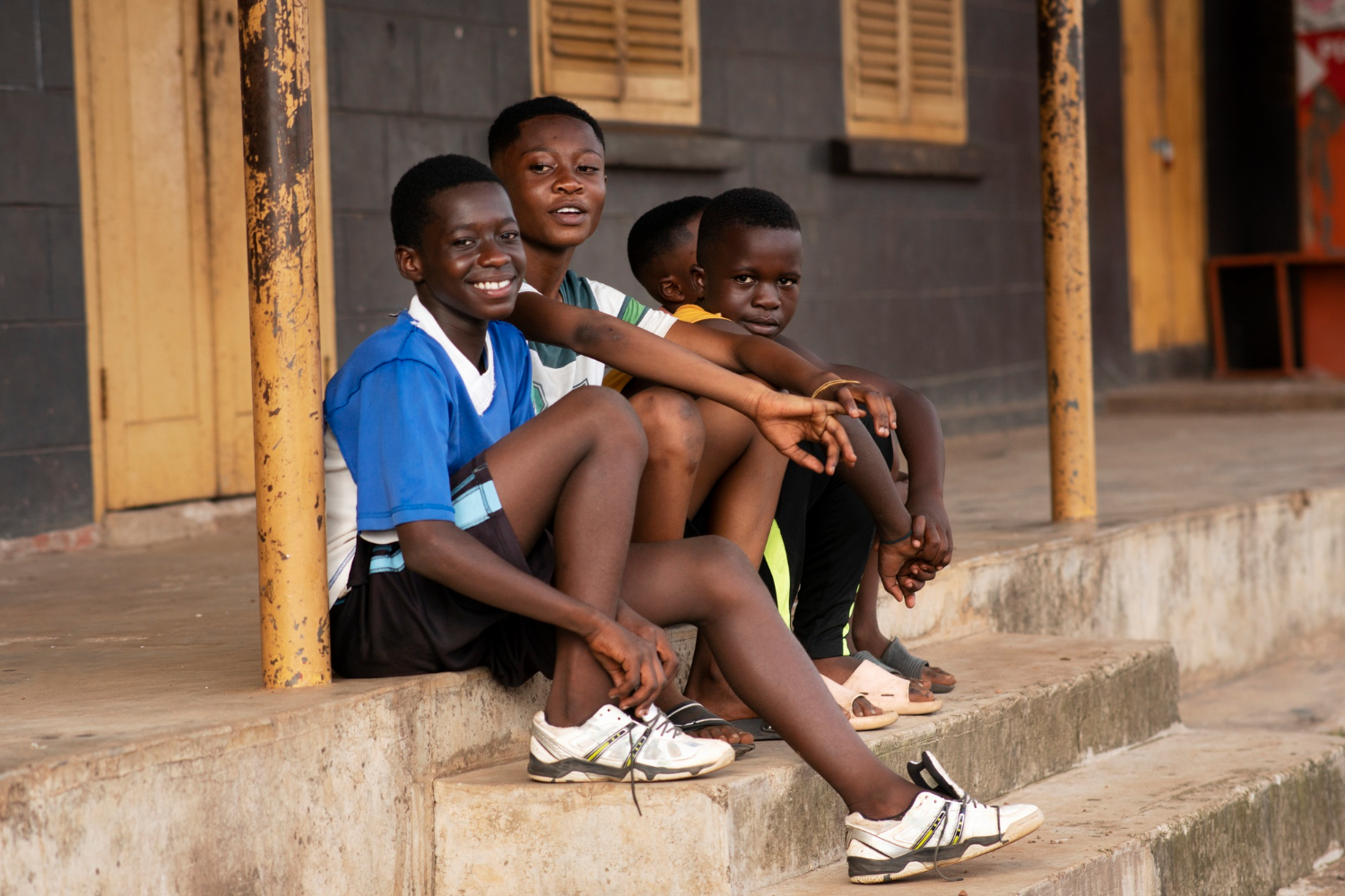 Enfants soutenus par Blue Sky for All